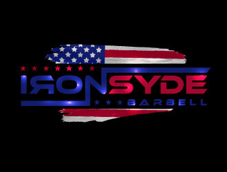 IRONSYDE Barbell logo design by shravya