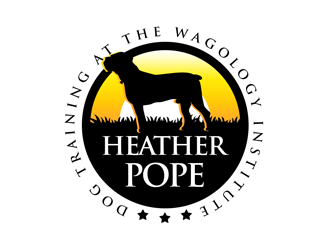 Heather Pope Dog Training at The Wagology Institute logo design by kunejo