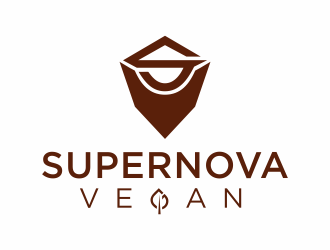 Supernova Vegan logo design by Renaker