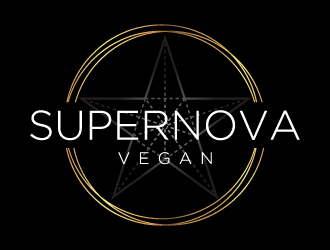 Supernova Vegan logo design by BrainStorming