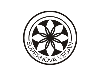 Supernova Vegan logo design by rief