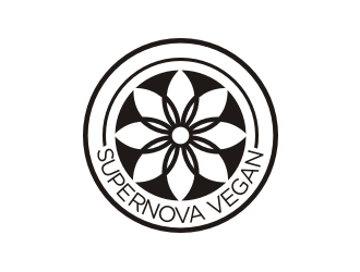 Supernova Vegan logo design by rief