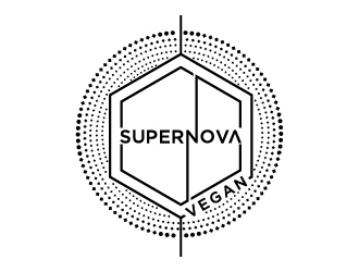 Supernova Vegan logo design by treemouse