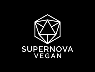 Supernova Vegan logo design by y7ce