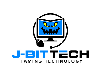 J-BIT Tech logo design by jaize