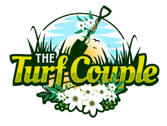 The Turf Couple logo design by DreamLogoDesign