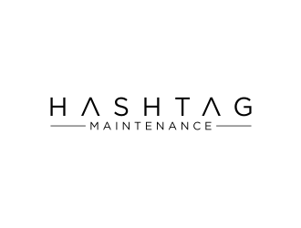 Hashtag Maintenance logo design by KQ5
