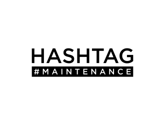 Hashtag Maintenance logo design by p0peye
