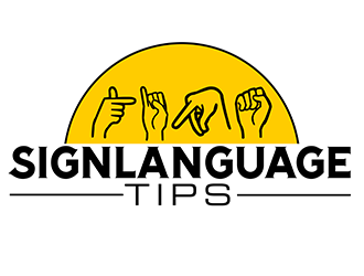 SignLanguageTips logo design by 3Dlogos
