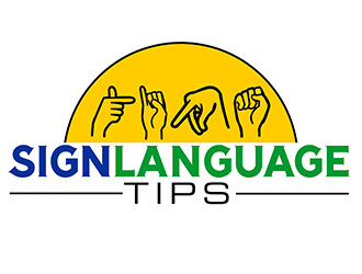 SignLanguageTips logo design by 3Dlogos