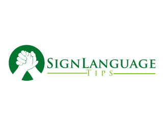 SignLanguageTips logo design by AamirKhan