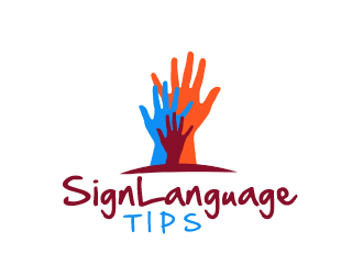 SignLanguageTips logo design by AamirKhan