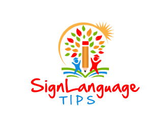 SignLanguageTips logo design by AamirKhan