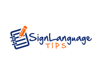 SignLanguageTips logo design by AamirKhan