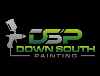 Down South Painting  logo design by p0peye