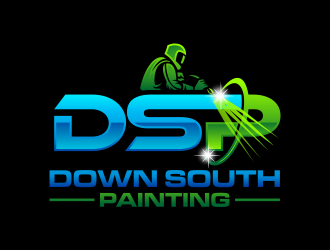 Down South Painting  logo design by hidro