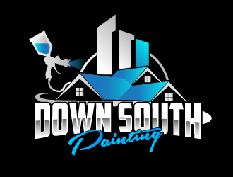 Down South Painting  logo design by AamirKhan