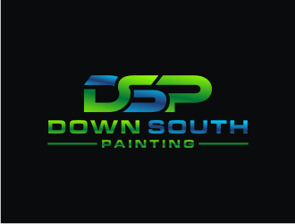 Down South Painting  logo design by bricton