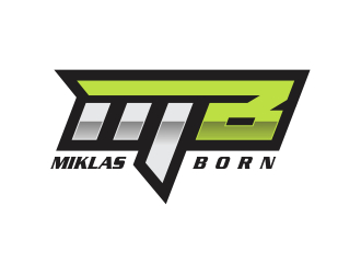 Miklas Born logo design by rokenrol