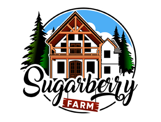 Sugarberry Farm logo design by DreamLogoDesign