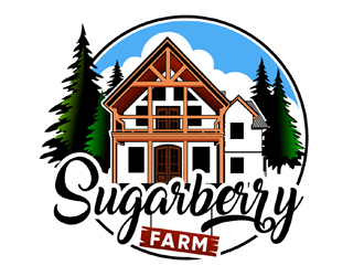 Sugarberry Farm logo design by DreamLogoDesign