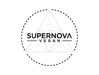 Supernova Vegan logo design by treemouse