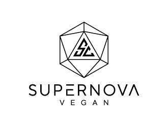 Supernova Vegan logo design by maserik