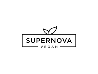 Supernova Vegan logo design by Galfine