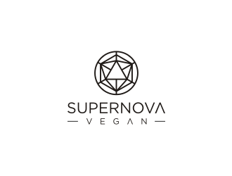 Supernova Vegan logo design by restuti