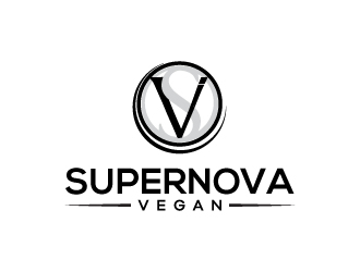 Supernova Vegan logo design by karjen