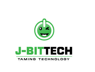 J-BIT Tech logo design by logy_d