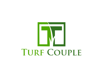 The Turf Couple logo design by Gwerth