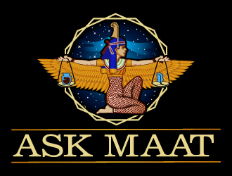 Ask Maat logo design by LucidSketch
