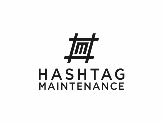 Hashtag Maintenance logo design by y7ce