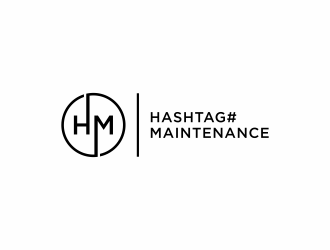 Hashtag Maintenance logo design by menanagan