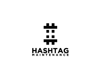 Hashtag Maintenance logo design by bigboss