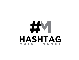 Hashtag Maintenance logo design by bigboss