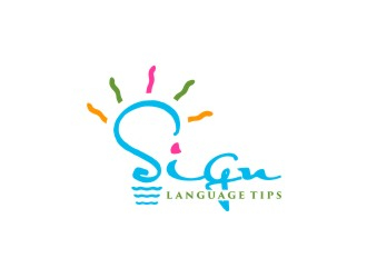 SignLanguageTips logo design by KaySa