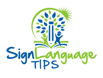 SignLanguageTips logo design by AamirKhan