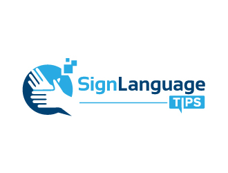 SignLanguageTips logo design by jaize