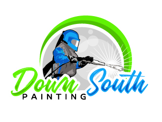 Down South Painting  logo design by AamirKhan