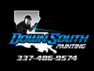 Down South Painting  logo design by daywalker