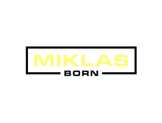 Miklas Born logo design by johana
