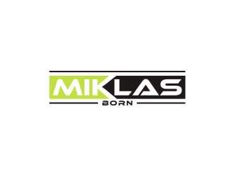 Miklas Born logo design by blessings