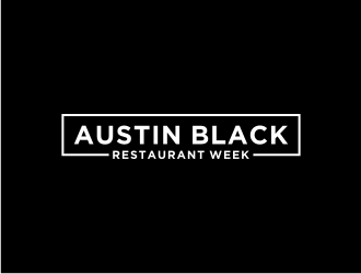 Austin Black Restaurant Week logo design by johana