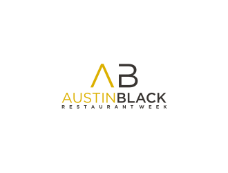 Austin Black Restaurant Week logo design by bricton