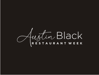 Austin Black Restaurant Week logo design by bricton