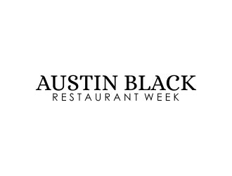 Austin Black Restaurant Week logo design by changcut