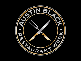 Austin Black Restaurant Week logo design by Kirito