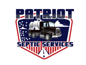 Patriot Septic Services logo design by drifelm
